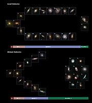 The evolution of the Hubble sequence