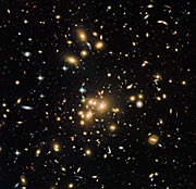 New Hubble view of galaxy cluster Abell 1689