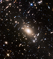 Hubble image of Abell S1063