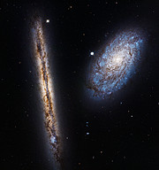 A close galactic pair