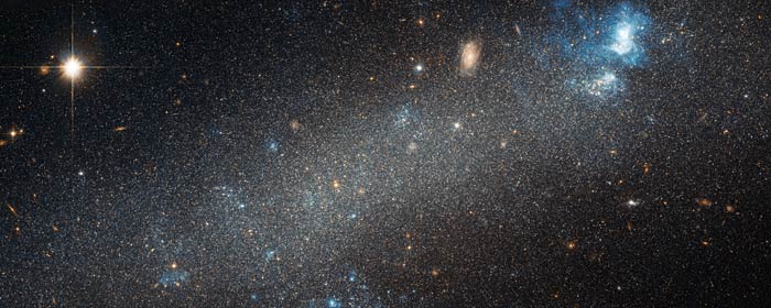 Hubble view of NGC 2366