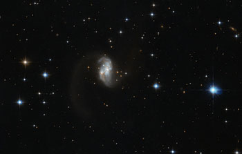 Galactic glow worm