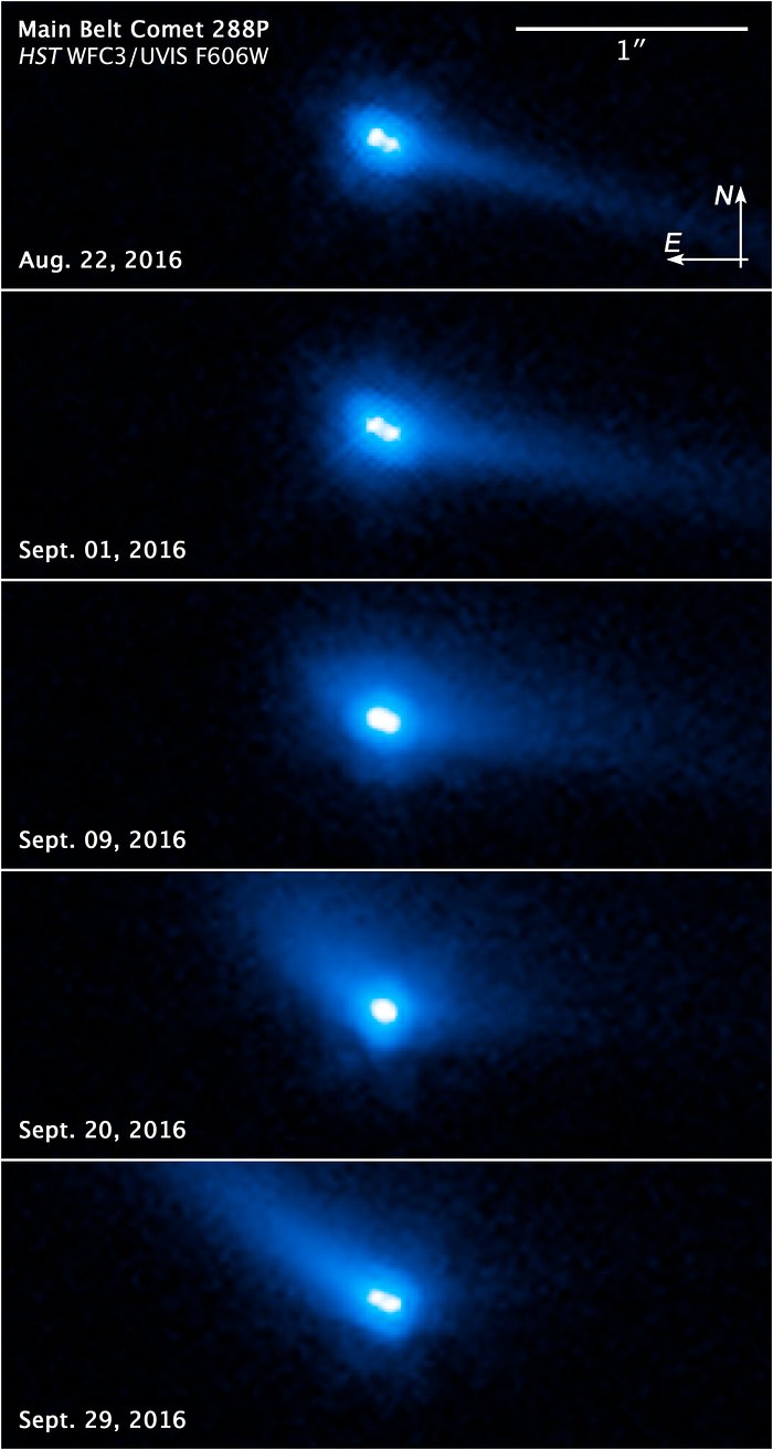 Image of binary asteroid system 288P