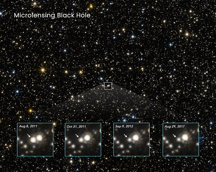 Microlensing Black Hole