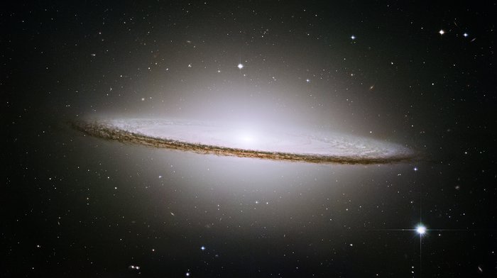 Hubble mosaic of the majestic Sombrero Galaxy