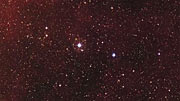Evaporating extrasolar planet, from Video  (artist's impression)