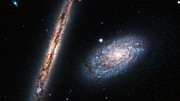 Zoom-in on NGC 4298 and NGC 4302